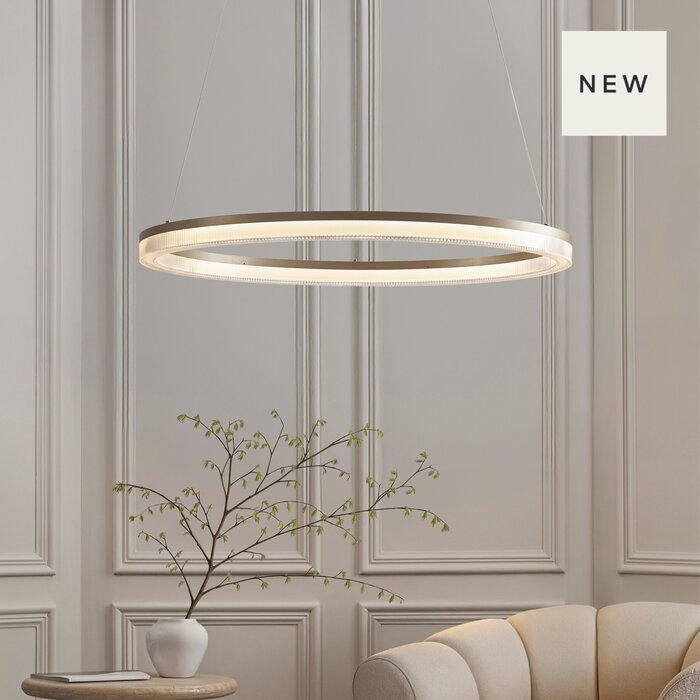 Alsen - Modern Brass Ring Pendant Light