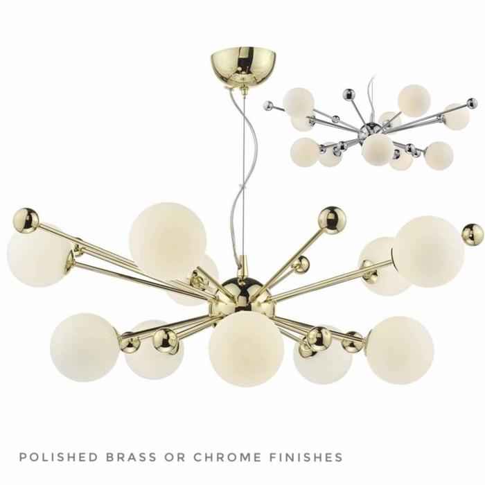 Argento - Opal Glass Sputnik Feature Pendant