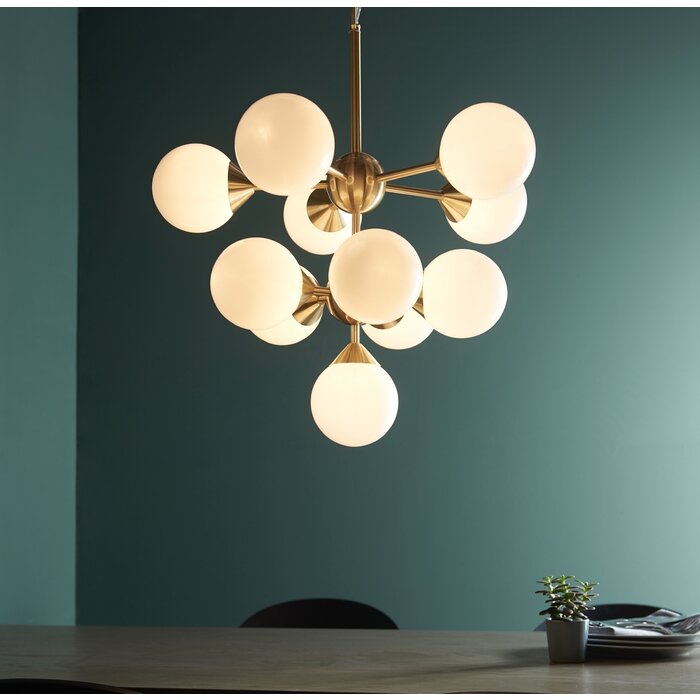 Arne - Mid Century Feature Light - Brushed Brass