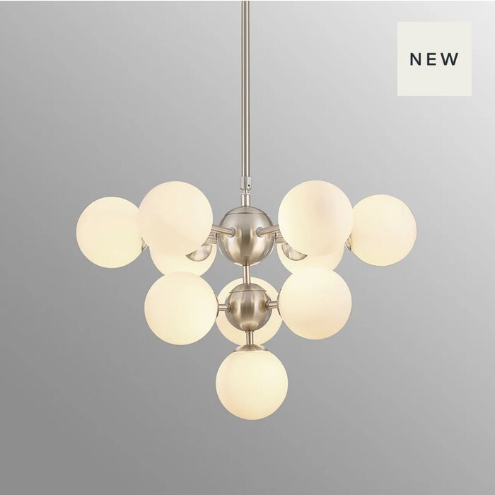 Arne - Mid Century Feature Light - Satin Nickel