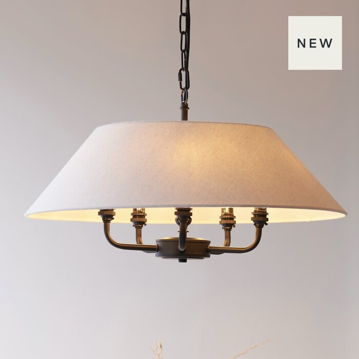 Ashwicke - Shadelier - Black & Linen