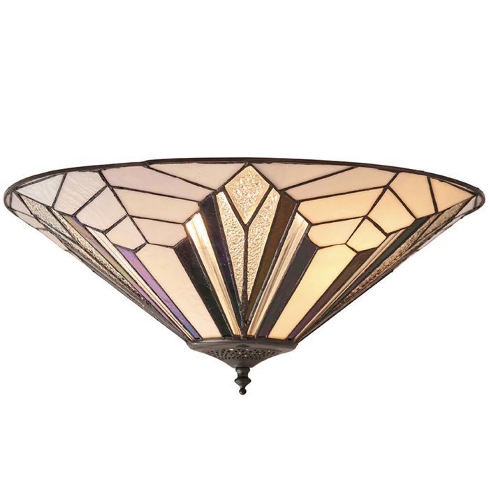 Astoria - Large Tiffany Flush Ceiling Light