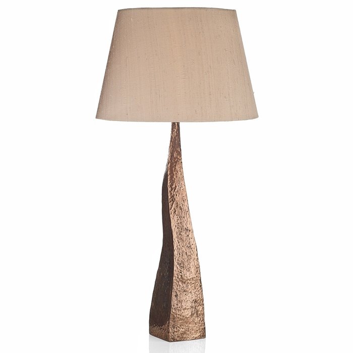 Aztec - Hammered Copper Table Lamp - David Hunt