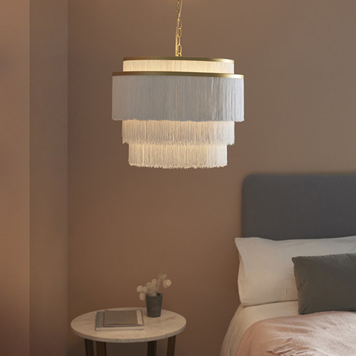 Brompton - Luxury Fringe Pendant Light - Large