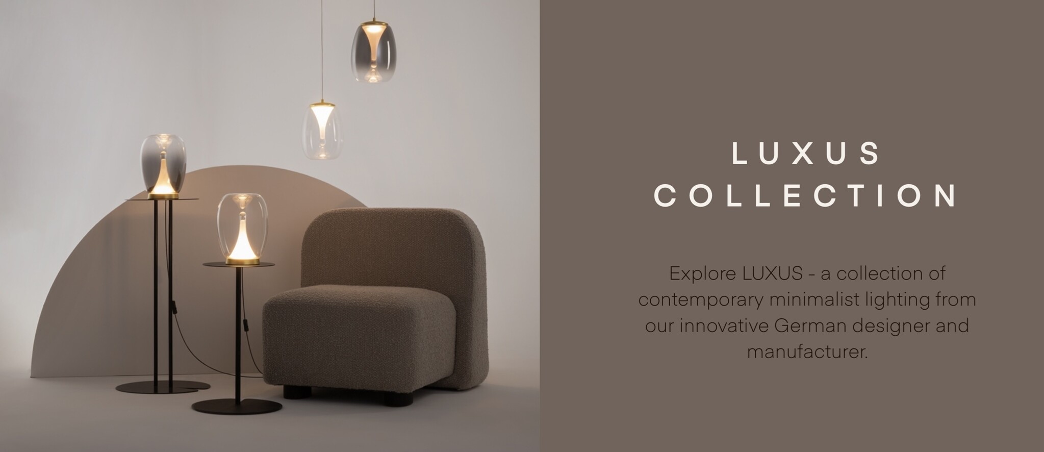 Contemporary minimalist led lighting