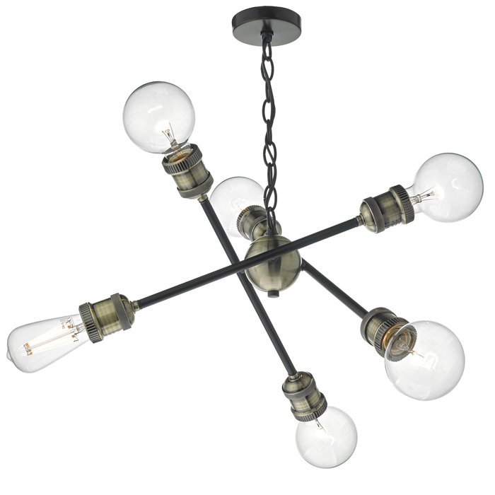 Darby - Industrial Sputnik Feature Pendant