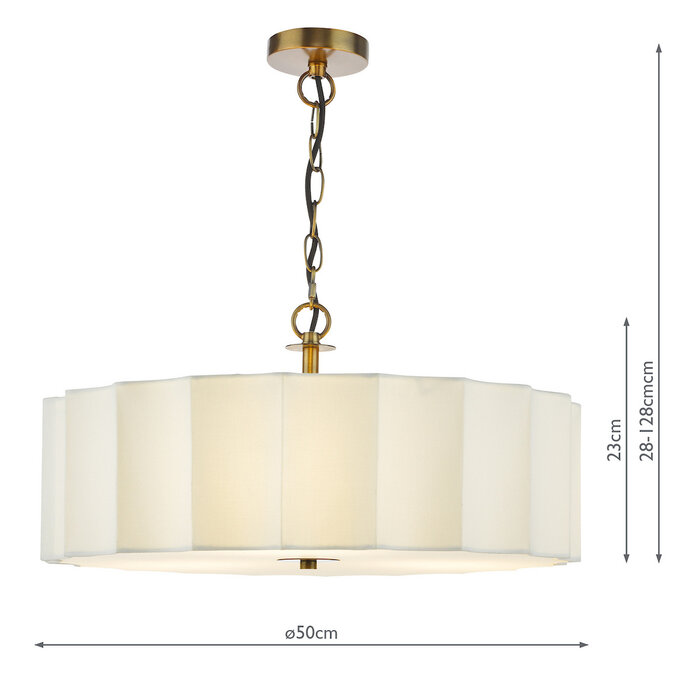 Drift - Scalloped Minimalist Pendant Light