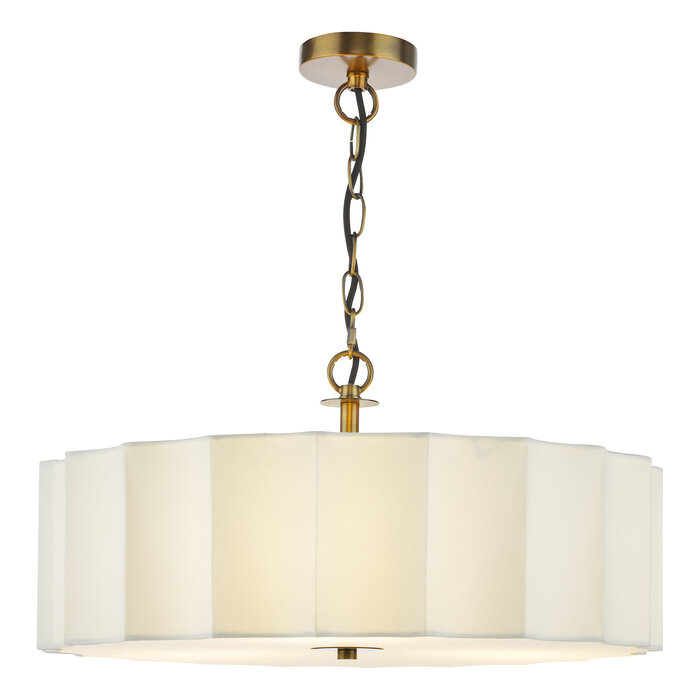 Drift - Scalloped Minimalist Pendant Light