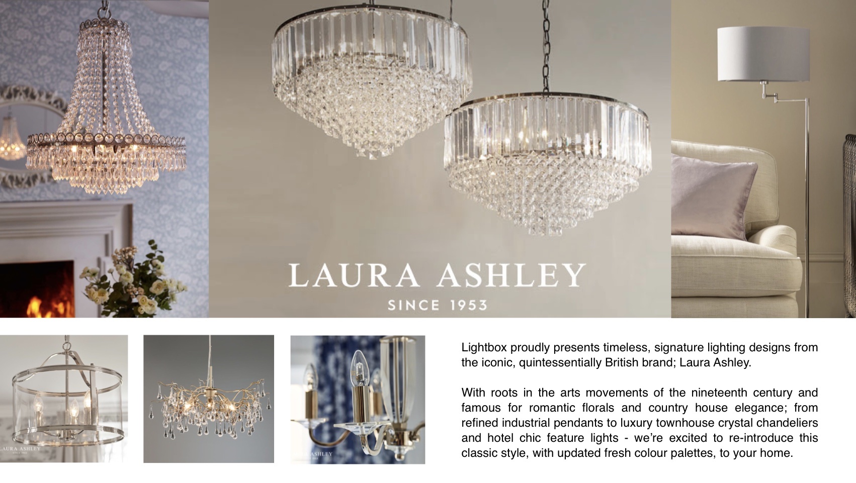 Laura Ashley Lighting 