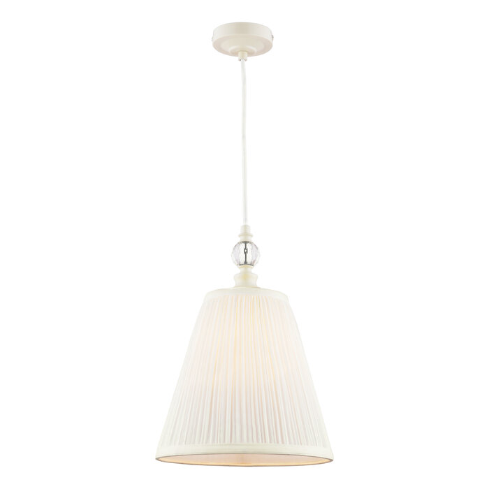 Ellis - Satin Cream & Crystal Pendant - Laura Ashley