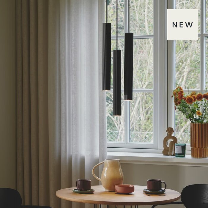 Elva -  Black Scandi Cluster Pendant Light