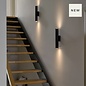 Elva -  Black Scandi Up and Down Wall Light