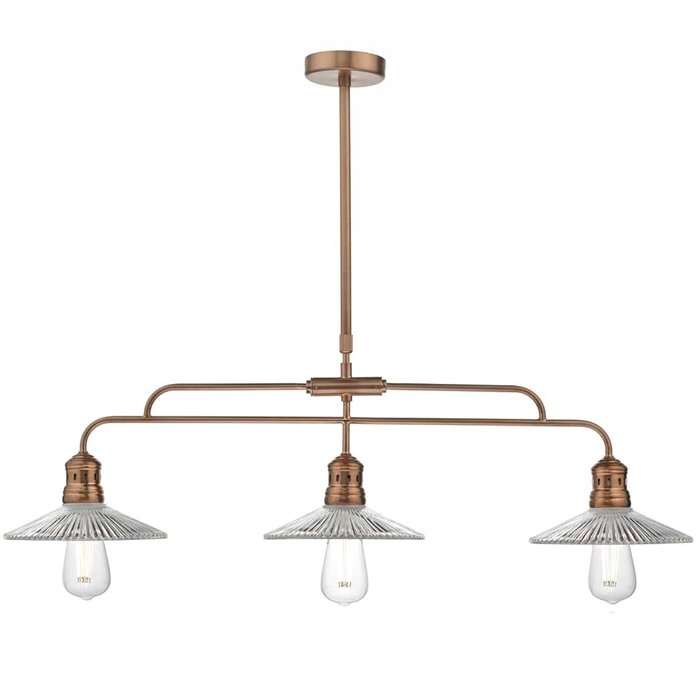 Farmhouse Bar Kitchen Dining Pendant - Brushed Copper