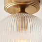 Ferna - Ribbed Glass Hallway Ceiling Light