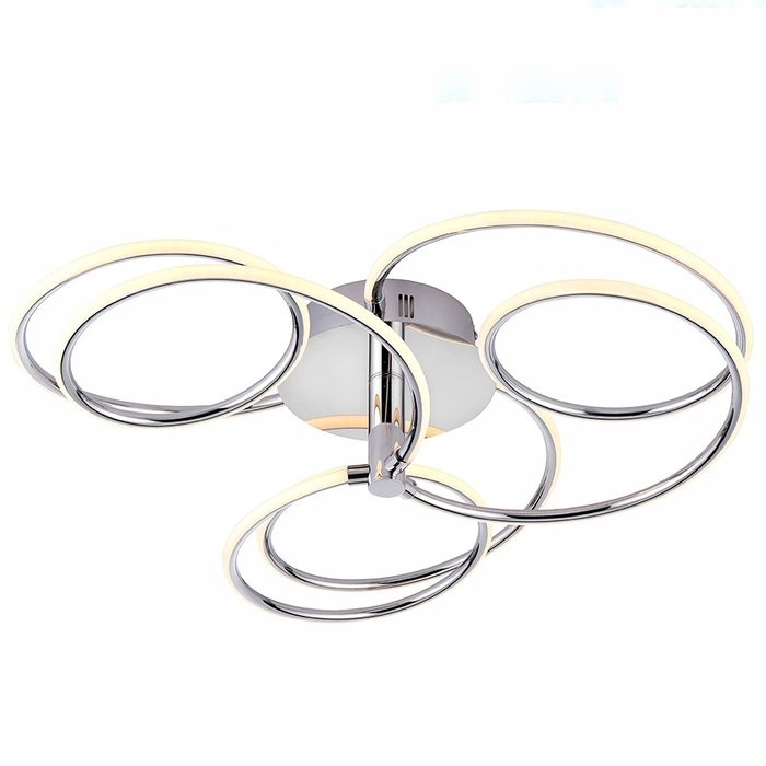 Flo - Large Curving LED Semi Flush Ceiling Light