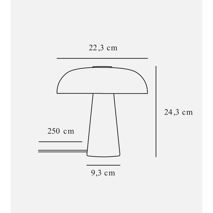 Glossy - Marble Table Lamp - Pink Jade