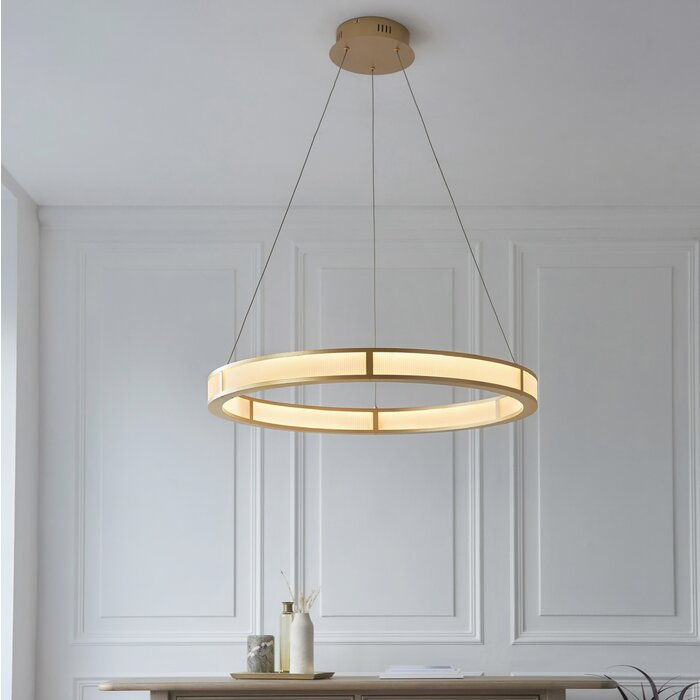 Halo – Mid Century Modern LED Ring Pendant Light