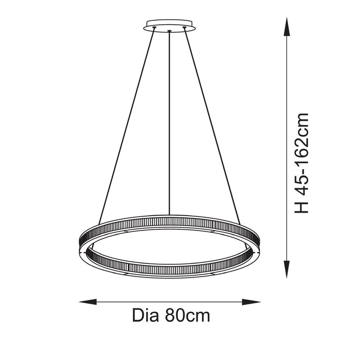 Halo – Mid Century Modern LED Ring Pendant Light