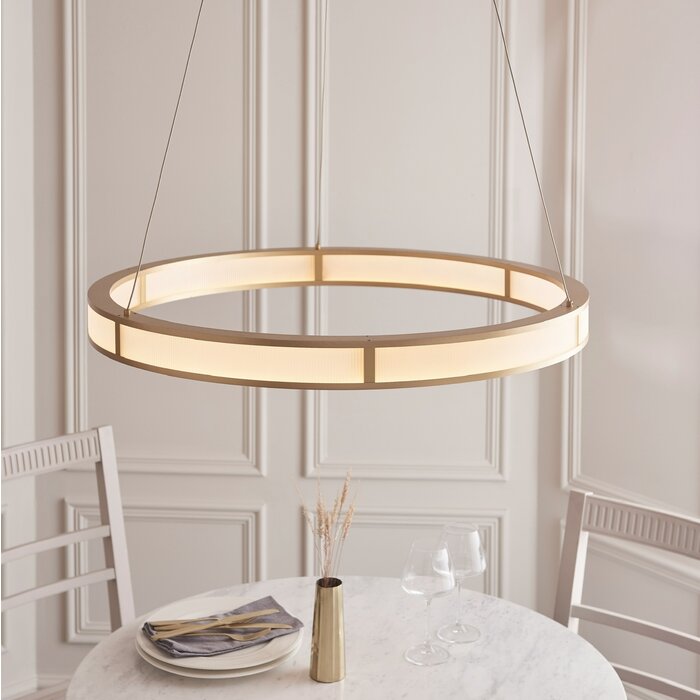 Halo – Mid Century Modern LED Ring Pendant Light