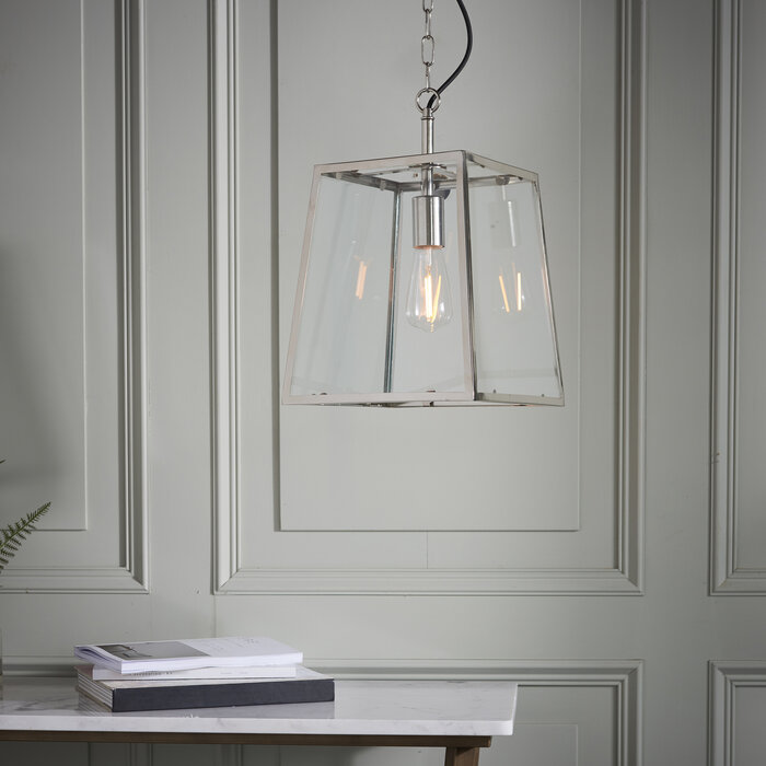 Herst - Single Kitchen Pendant Light - Bright Nickel