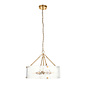 Kelly - Organic Handmade Glass Chandelier - 6 Light
