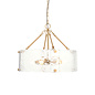 Kelly - Organic Handmade Glass Chandelier - 6 Light
