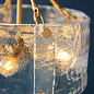 Kelly - Small Organic Handmade Glass Chandelier - 4 Light