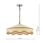 Laura Ashley Buckenham Pendant Ceiling Light – Rattan
