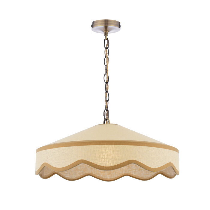 Laura Ashley Buckenham Pendant Ceiling Light – Rattan