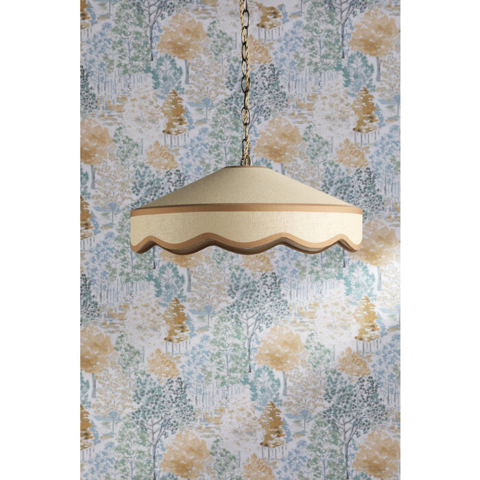 Laura Ashley Buckenham Pendant Ceiling Light – Rattan