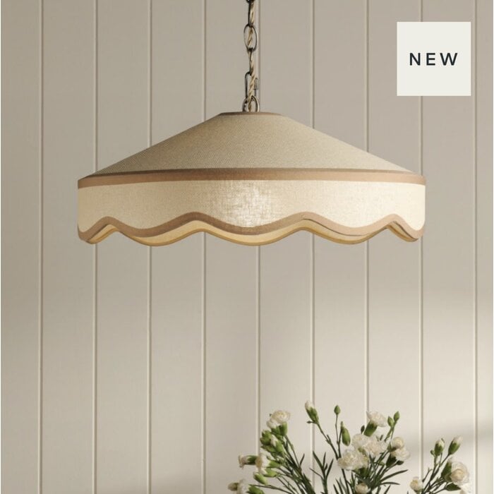 Laura Ashley Buckenham Pendant Ceiling Light – Rattan