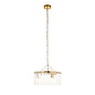 Liora - Vintage Venetian Style Glass Chandelier - 3 Light - Small