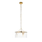 Liora - Vintage Venetian Style Glass Chandelier - 3 Light - Small