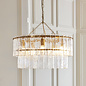 Liora - Vintage Venetian Style Glass Chandelier - 5 Light - Large