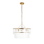 Liora - Vintage Venetian Style Glass Chandelier - 5 Light - Large