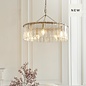 Liora - Vintage Venetian Style Glass Chandelier - 5 Light - Medium