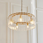 Liora - Vintage Venetian Style Glass Chandelier - 5 Light - Medium