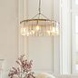 Liora - Vintage Venetian Style Glass Chandelier - 5 Light - Medium