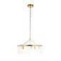 Liora - Vintage Venetian Style Glass Chandelier - 5 Light - Medium