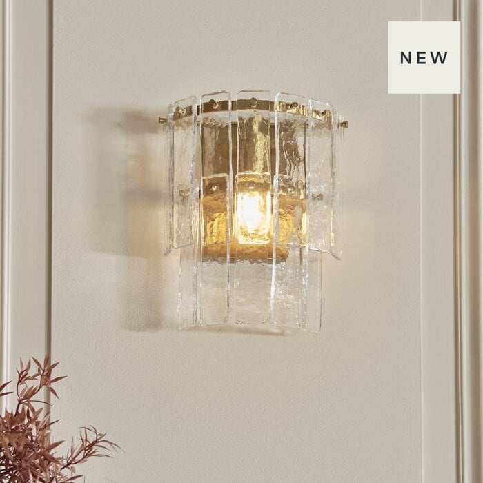 Liora - Vintage Venetian Style Glass Wall Light