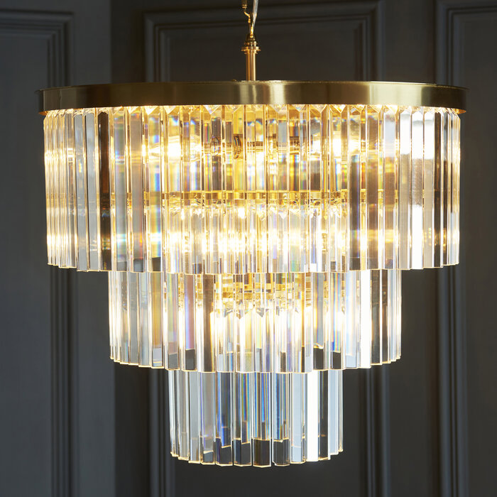 Lumara - Art Deco Crystal Chandelier - Large
