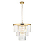 Lumara - Art Deco Crystal Chandelier - Large