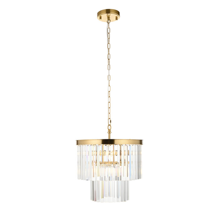 Lumara - Art Deco Crystal Chandelier - Medium