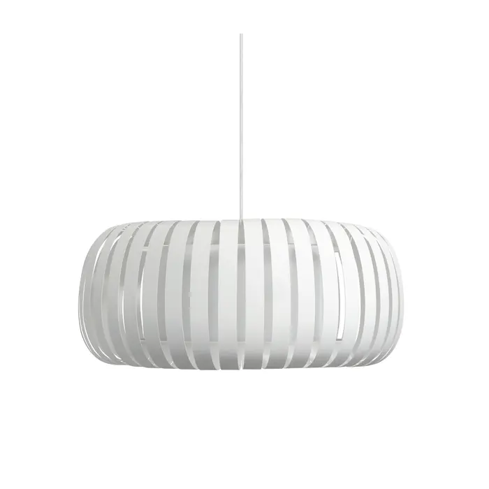 Luna - Modern Pendant Lampshade - White - Large