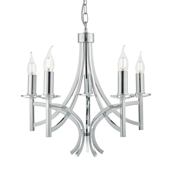 Lyon - Classic Chrome & Crystal Chandelier