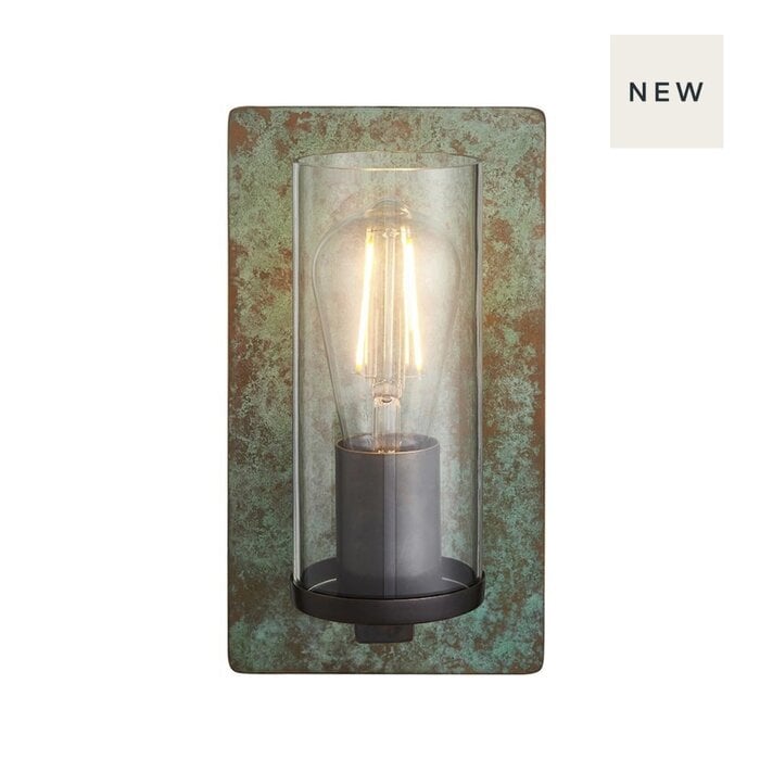 Malton - Verdigris Bronze Wall Light