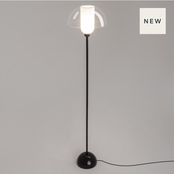 Marjit - Hourglass Minimalist Floor Lamp - Black
