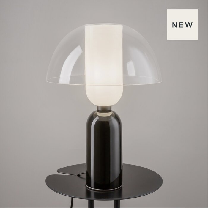 Marjit - Hourglass Minimalist Table Lamp - Black