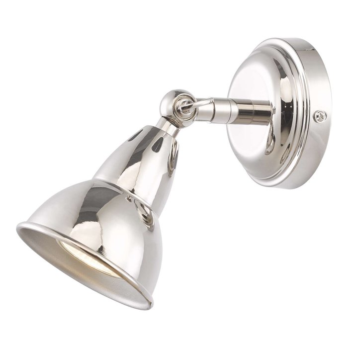 Nathaniel 1 Light Single Spotlight - Polished Nickel