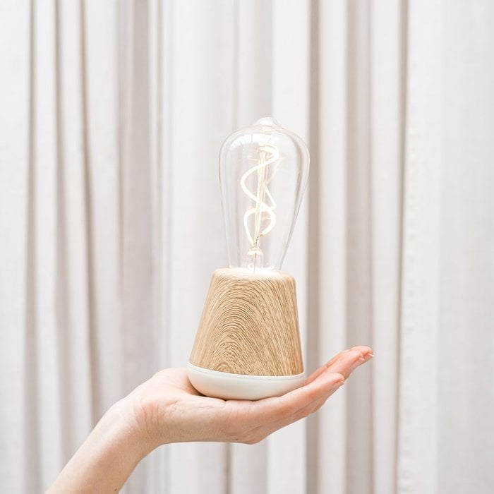 Noble One Rechargeable Table Lamp - Oak